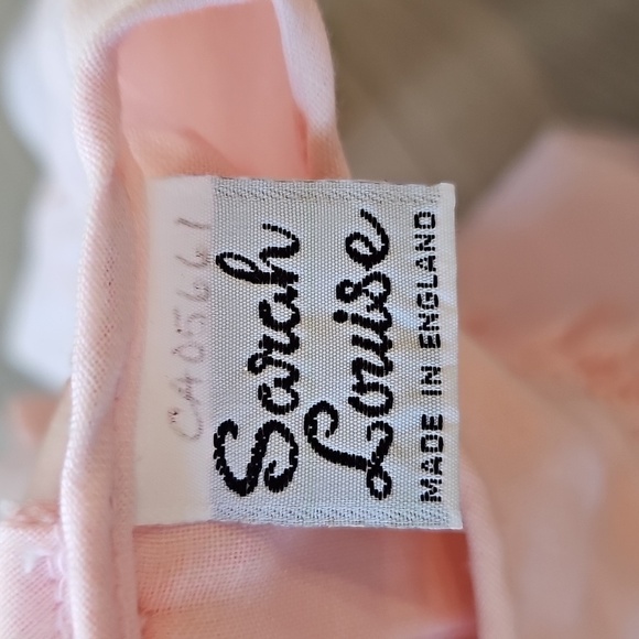 Vintage Sarah Louise English Wool Blend Baby Girls Pink Dress, 6-12 Months - Picture 9 of 15